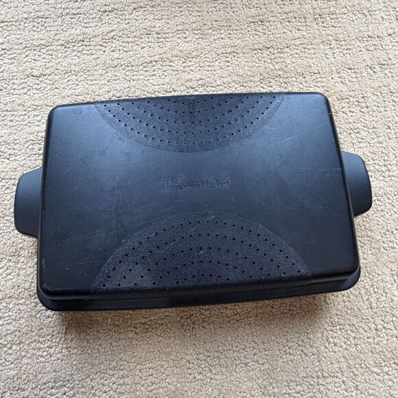 Pampered Chef Microwave Steamer Micro-Cooker Bacon Veggie 3-Piece Set #1146 - Picture 3 of 3